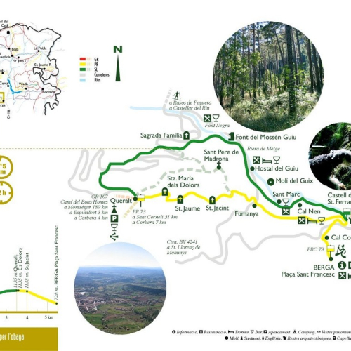 Mapa Queralt per l'Obaga